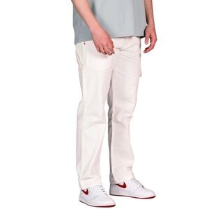 Revolve Men’s White Cargo Pants Brand- Honor the Gift minimalist